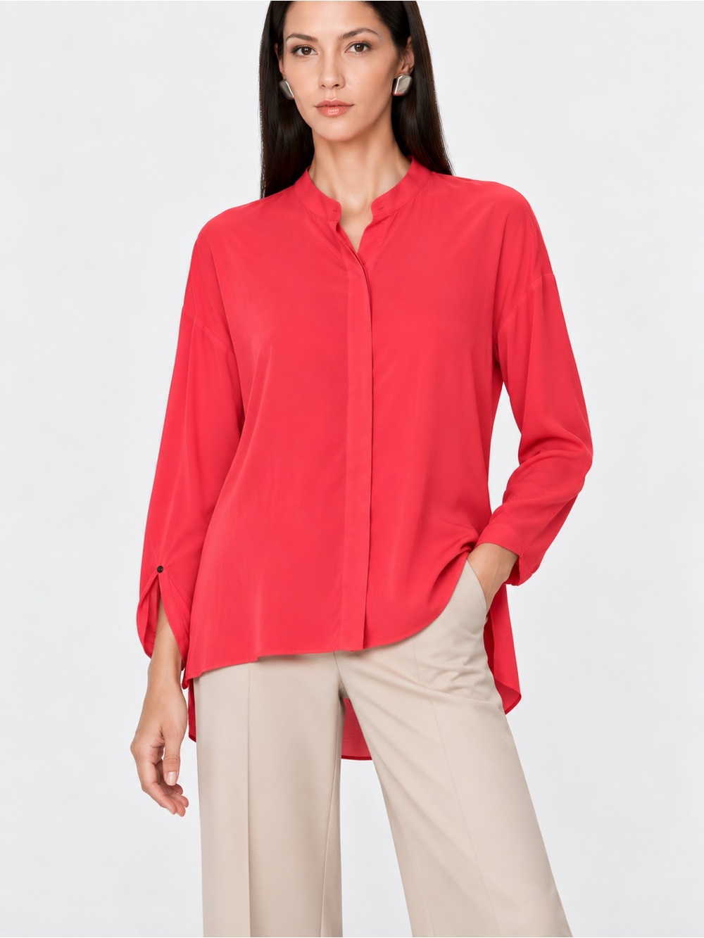 Marc Cain Silk Blouse Size 12